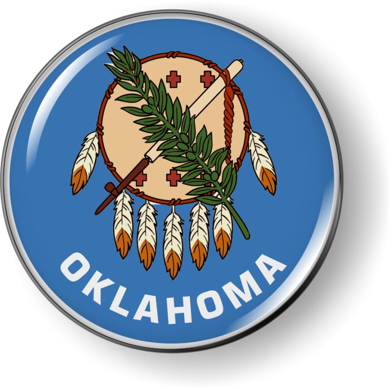 Oklahoma - State Flag Emblem